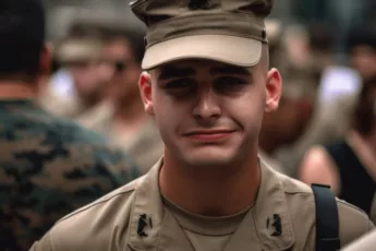 A Marine Rushes Home To Greet his Wife, But Is Surprised When He Sees Her