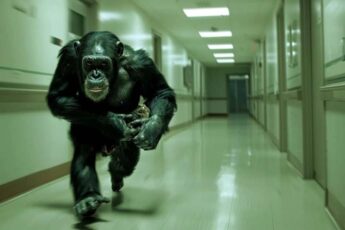 Chimp Breaks Into Hospital – Nurse Brought to Tears by What It Carries in Its Arms